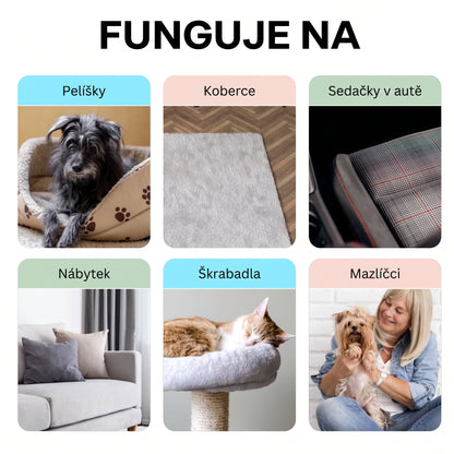 Swipie DUO – rukavice na zvířecí chlupy